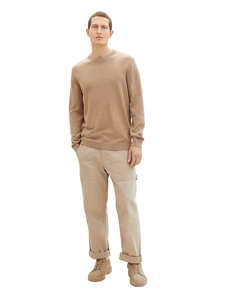 Tom Tailor 1038426 Herren Strickpullover Haselnussbraun 3XL 2